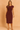 Women's Cap Sleeve Pleated Midi Dress Brown