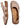 Women's Closed Toe Slingback Sandals with Side Cutouts Beige