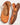 Women's Closed Toe Slingback Sandals with Side Cutouts Orange