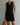 Women’s Cowl Neck Sleeveless Mini Dress with Pockets Black