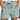 Womens Elastic Waistband Drawstring Shorts with Front Patch Pockets and Cuffed Hems Light Green