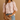 Women’s Floral Blouse with Puff Sleeves and Round Neckline Pink