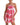 Women's Floral Halter Mini Dress Pink
