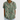 Women's Floral Print Short Sleeve Peter Pan Blouse Sage Green