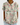 Women's Floral Print Short Sleeve Peter Pan Blouse White 2