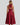 Womens Halter Neck Deep V Bodice Flared Midi Dress 1