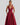 Womens Halter Neck Deep V Bodice Flared Midi Dress 2