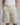Women’s High Rise Knee Length Shorts with Slant Pockets Beige