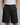 Women’s High Rise Knee Length Shorts with Slant Pockets Black