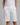 Women’s High Rise Knee Length Shorts with Slant Pockets White
