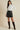 Women's High-Rise Mini Skirt with Front Zipper and Button Closure 2