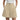 Womens High Waist Wide Leg Pleated Shorts with Double Button Closure Apricot