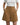 Womens High Waist Wide Leg Pleated Shorts with Double Button Closure Khaki
