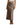 Women's High Waisted Ankle Length Flared Skirt Brown