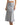 Women's High Waisted Ankle Length Flared Skirt Grey