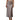Women's High Waisted Ankle Length Flared Skirt Light Brown
