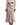 Women's High Waisted Ankle Length Flared Skirt Pink
