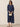 Women's Linen Bateau Neck Pleated Midi Dress 24