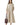 Women's Linen Bateau Neck Pleated Midi Dress Natural Linen