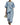Women's Linen Co-Ord Set with Contrast Piping Sky Blue