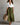 Women's Linen Shirt and Tie-Waist Maxi Skirt Set White Green