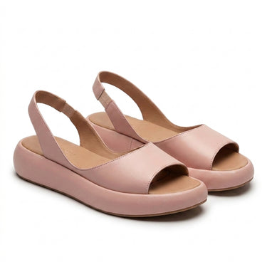 Women's Open Toe Slingback Platform Sandals Pink