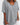 Women's Oversized V-Neck T-Shirt with Cuffed Short Sleeves Grey