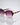 Women's Patterned Butterfly Sunglasses with Metallic Accents Magenta