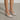 Women's Pointed Toe Slingback Heels with Patterned Upper and Metallic Heel 2