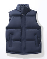 Women’s Puffer Vest with Stand Collar-Vests for women-CaldwellVoss