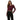 Women's Ruched Mesh Long Sleeve Cropped Top 1