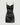 Women's Satin Cowl Neck Mini Dress Black