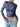 Women's Sheer Floral Lace Mock Neck Long Sleeve Top Dark Blue