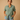 Women’s Short Sleeve Shirt with Collar and Upper Level Pocket Green