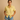 Women’s Short Sleeve Shirt with Collar and Upper Level Pocket Yellow