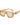 Women's Square Patterned Studded Sunglasses Golden Zebra