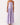 Women's Strapless Printed Maxi Dress Lavender