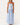 Women's Strapless Printed Maxi Dress Sky Blue