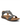 Women's T-Strap Sandals with Adjustable Straps and Contoured Soles Grey