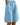 Womens Wide Leg Shorts with Elastic Waistband and Button Detail Light Blue