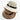 Women’s Woven Straw Hat with Logo Band 2