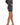 Women's Pinstripe Long-Sleeve Shirt and Ruched Mini Skirt Set | imported-image-3