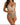 Women's Ribbed One-Piece Swimsuit with Crossed Waistband and Side Cut-Outs | imported-image-1