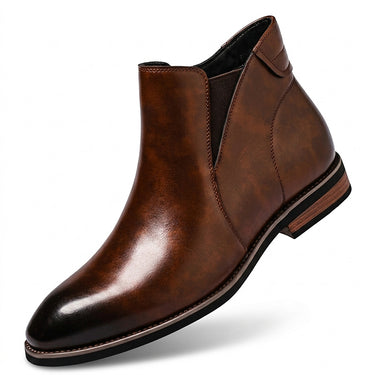 Men’s Ankle Boots with Elastic Side Panels-Footwear for men-CaldwellVoss