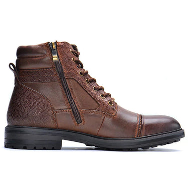 Men’s Ankle Boots with Side Zipper and Lace-Up Front-Men's Shoes-CaldwellVoss