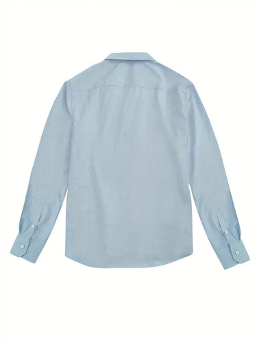 Men’s Button-Up Shirt with Patterned Trim-Shirts for men-CaldwellVoss