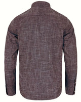 Men’s Button-Up Shirt with Patterned Trim-Shirts for men-CaldwellVoss