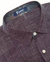 Men’s Button-Up Shirt with Patterned Trim-Shirts for men-CaldwellVoss