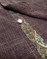 Men’s Button-Up Shirt with Patterned Trim-Shirts for men-CaldwellVoss