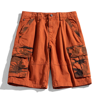 Men’s Camo Cargo Shorts with Flap Pockets-Shorts for men-CaldwellVoss
